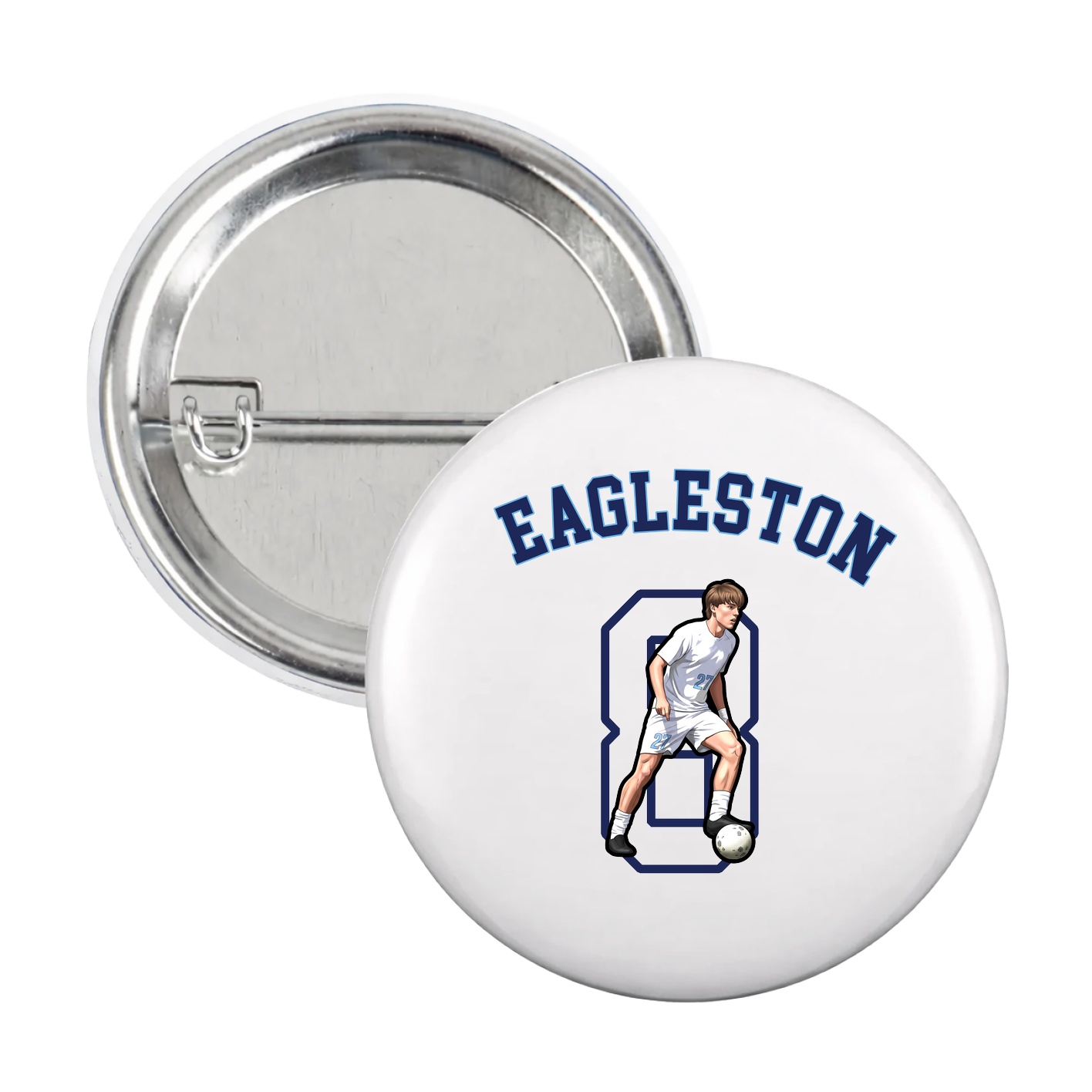 Game Day Button — Shirsey Arch in White