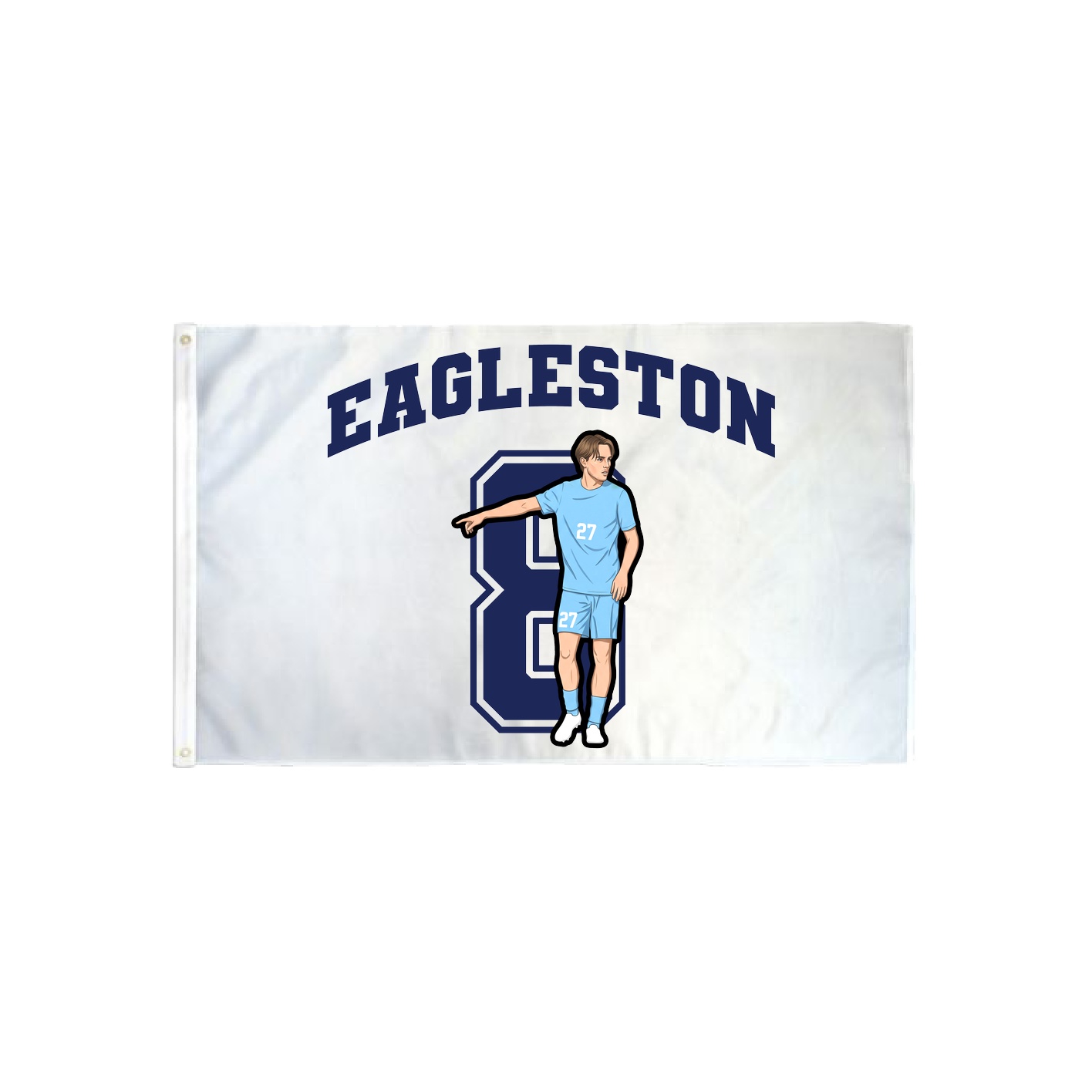 3x5 Flag — Number in Classic