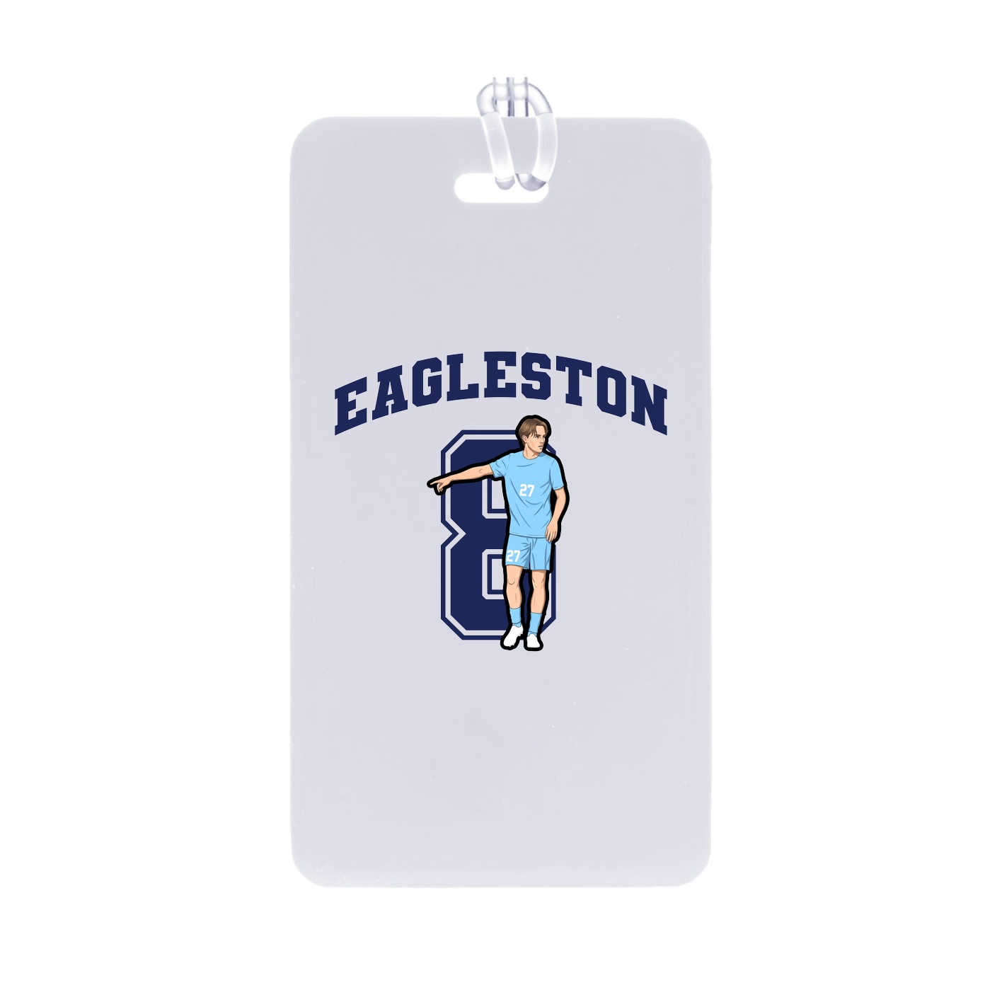 Bag Tag — Number in Classic