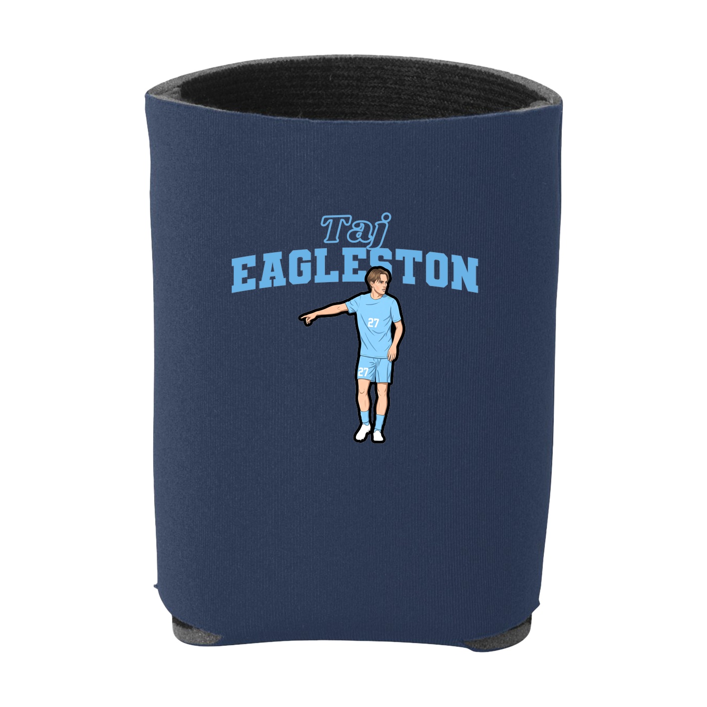 Can Holder — Name Arch in Navy
