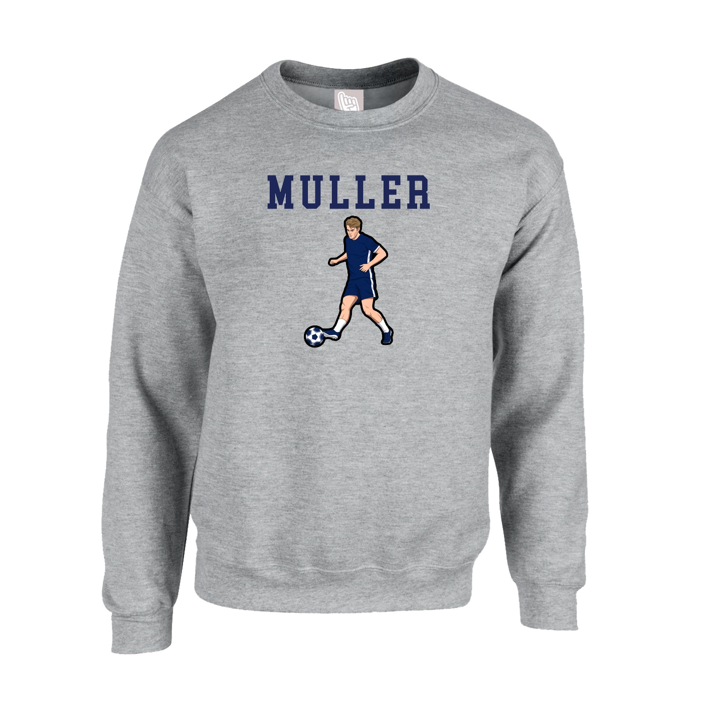 Fleece Crew — Shirsey in Grey