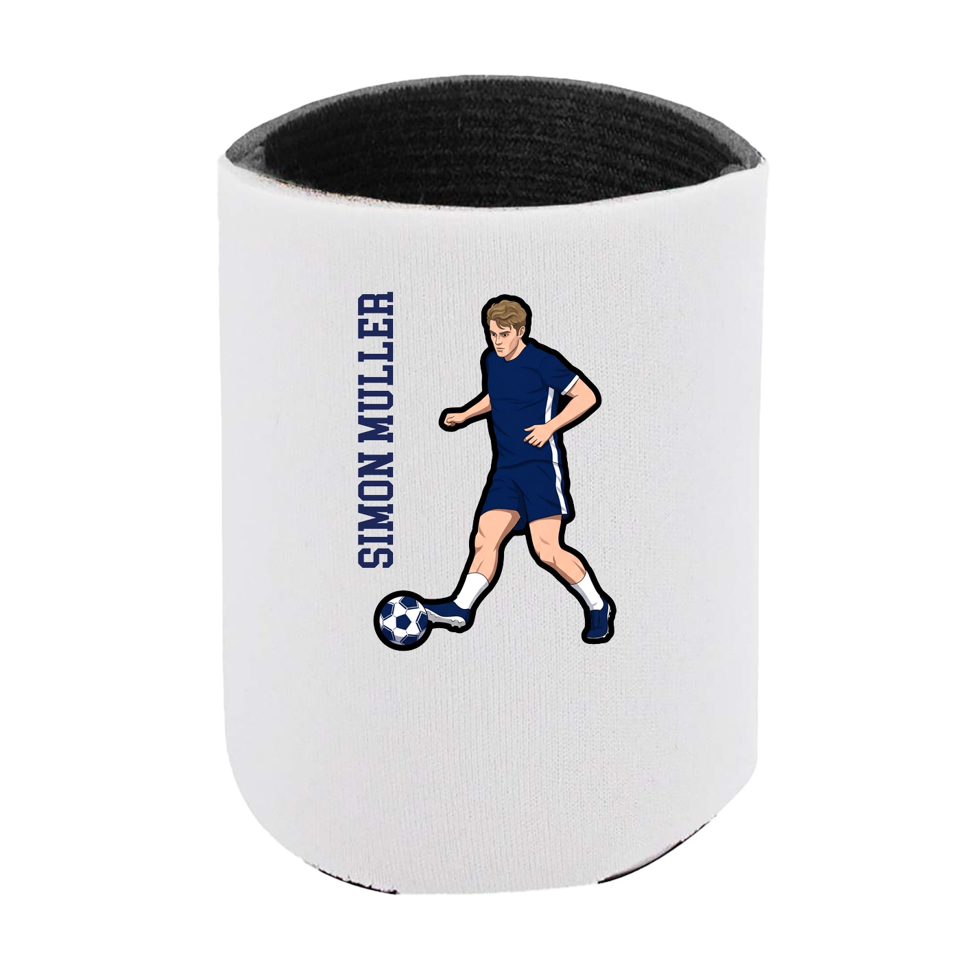 Can Holder — Name Vertical in White