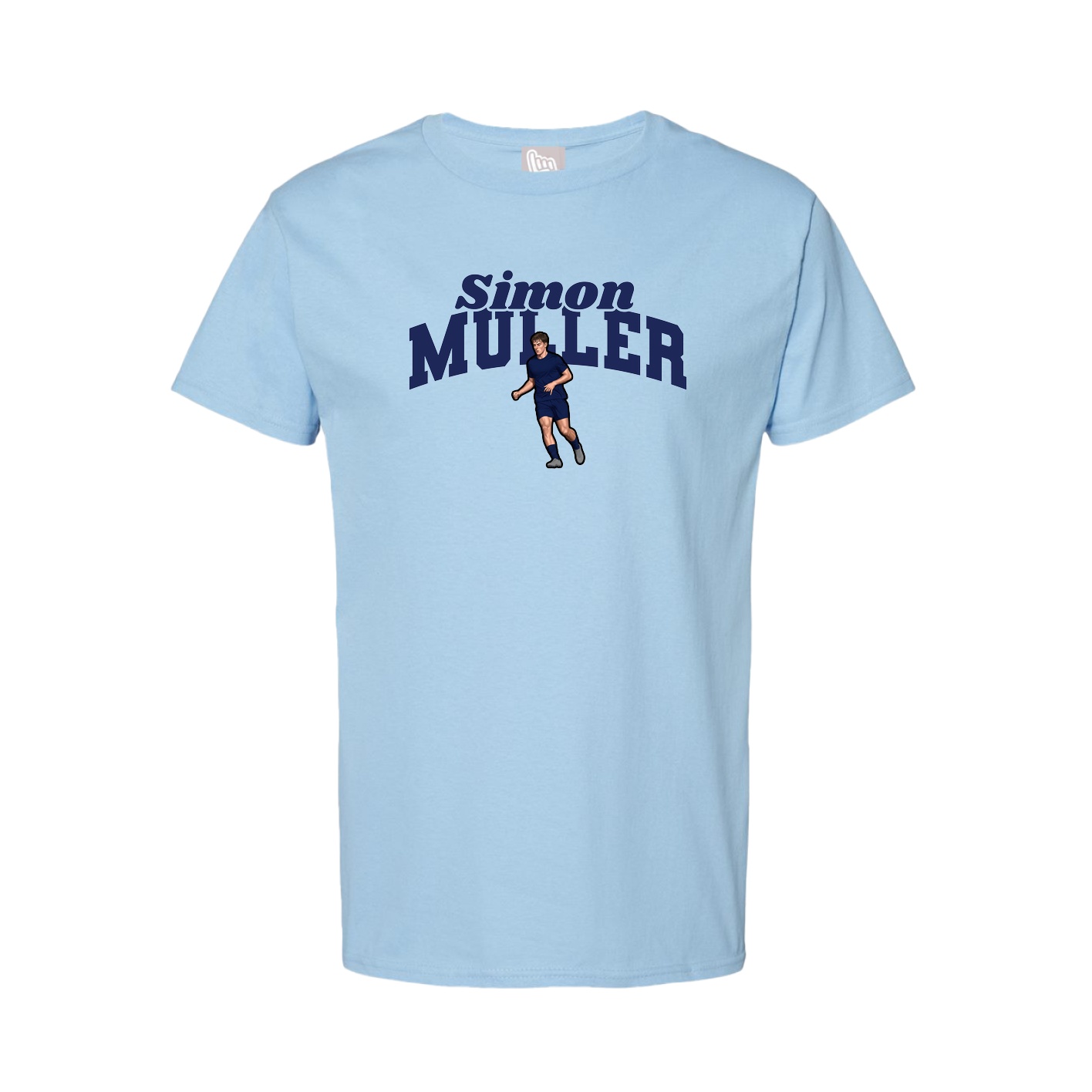 Youth Tee — Signature Arch in Light Blue