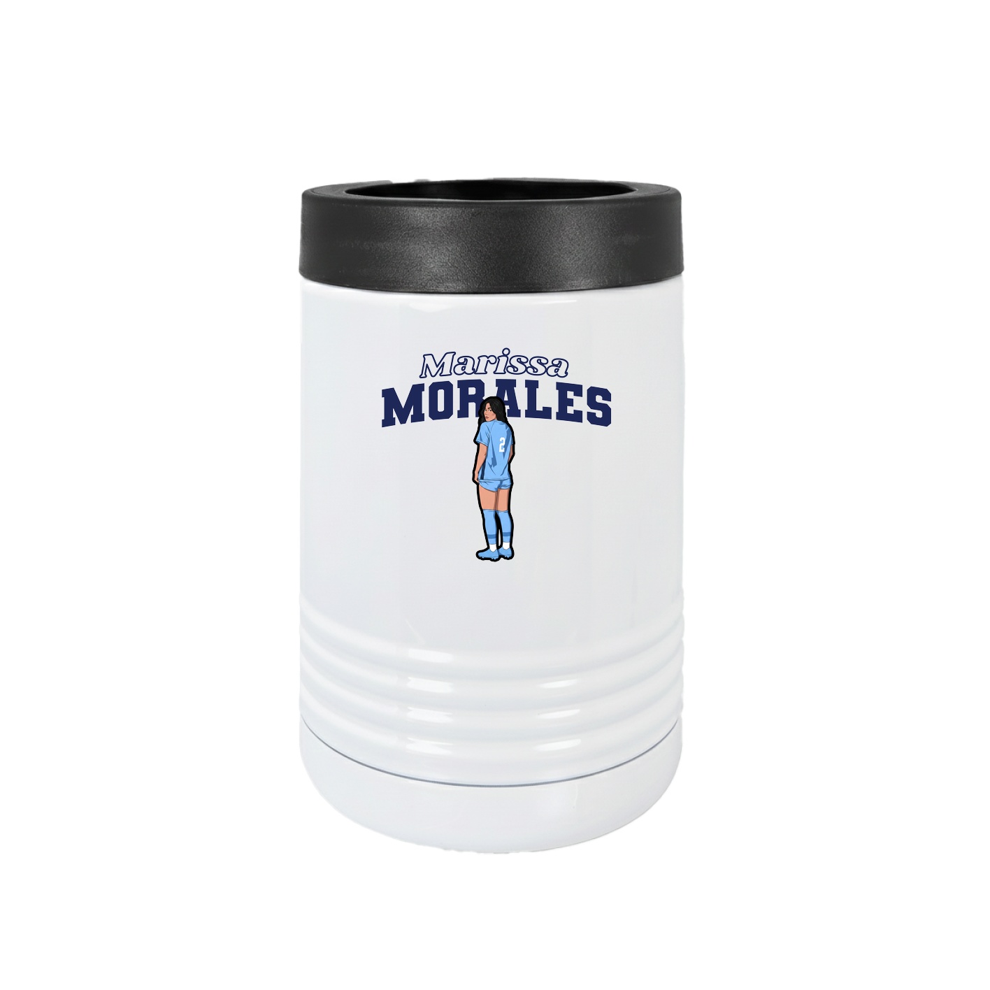 Beverage Holder — Name Arch in White