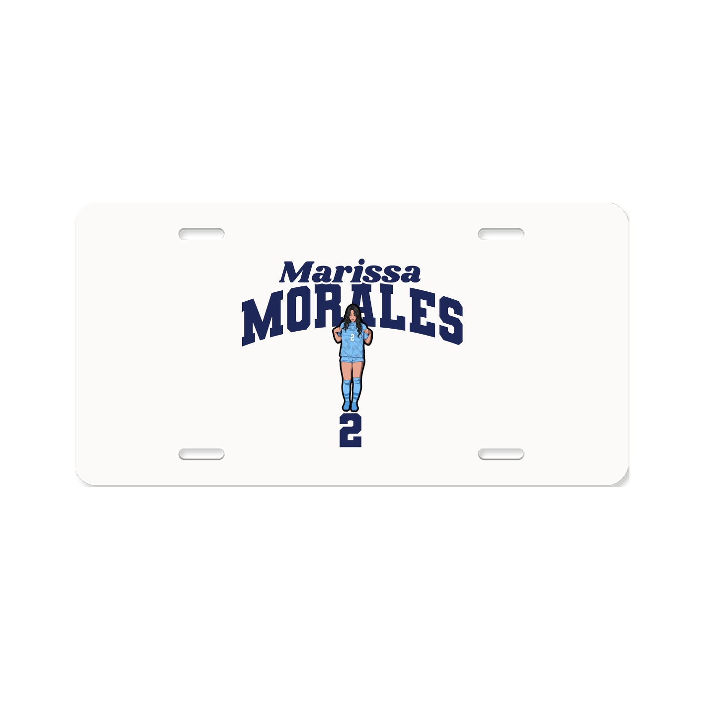 License Plate — Signature Arch in Classic
