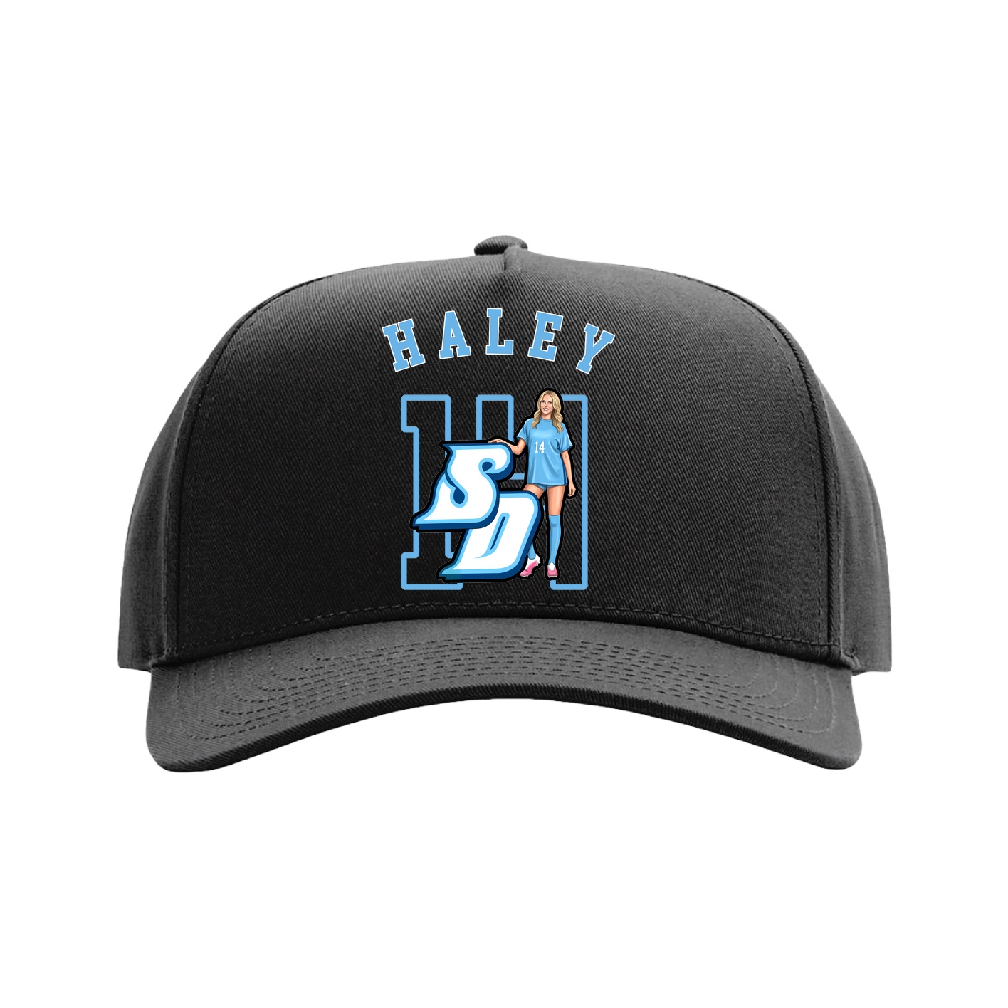 Full Fabric Five-Panel Champ Cap