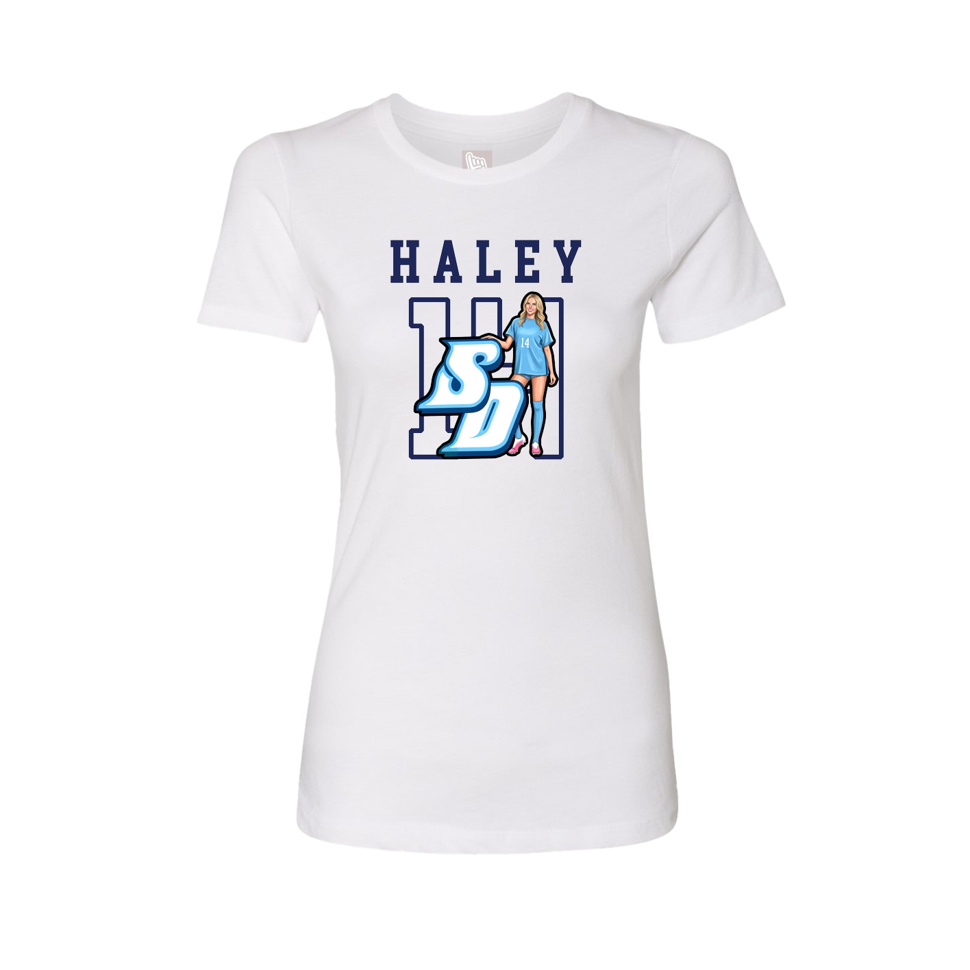 Fitted Women's Tee — Shirsey in White