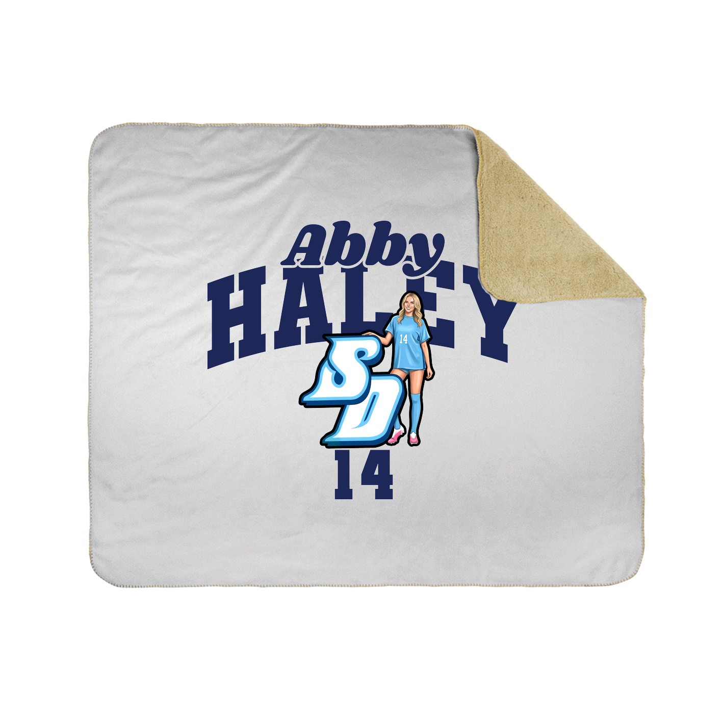 Throw Blanket — Signature Arch in White