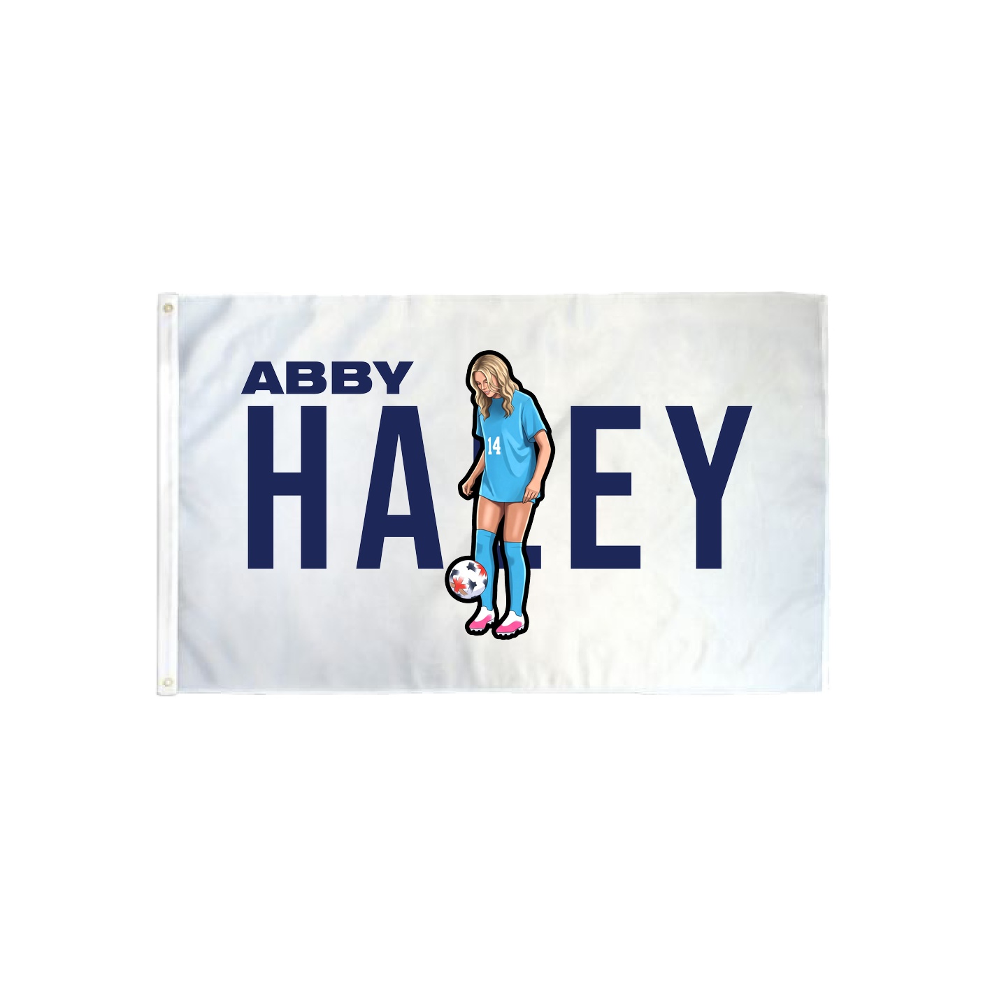 3x5 Flag — Player Name in Classic
