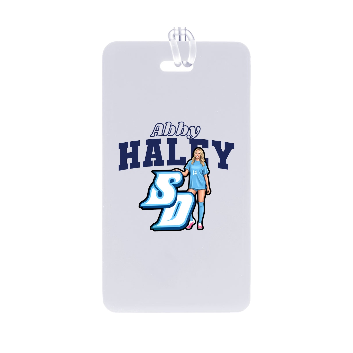 Bag Tag — Name Arch in Classic