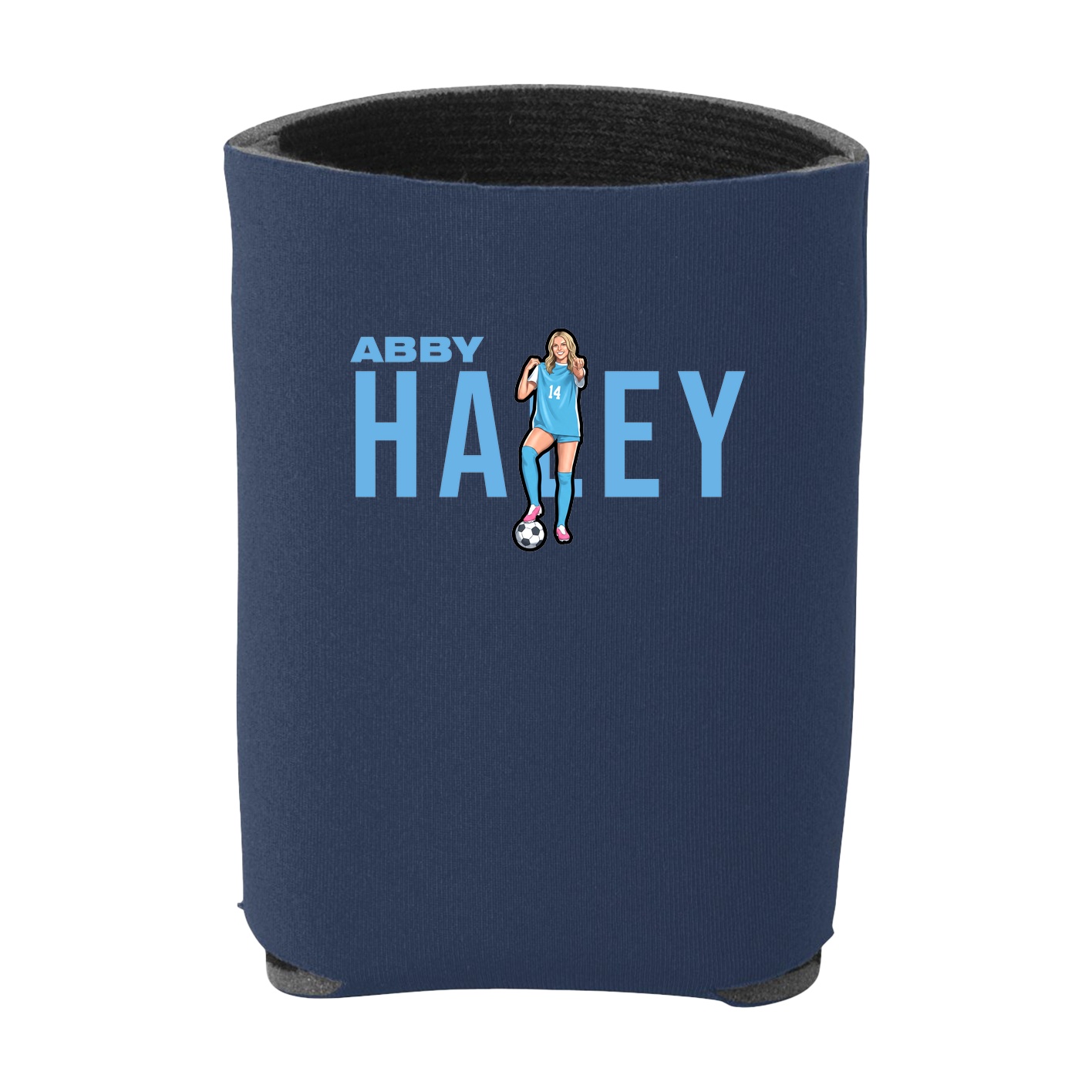 Can Holder — Player Name in Navy
