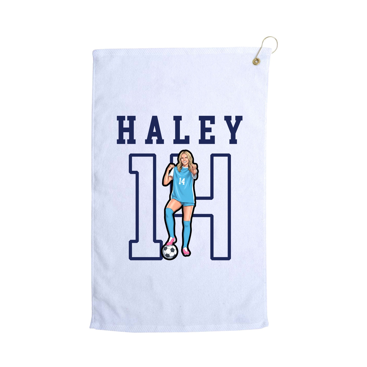 Golf Towel — Shirsey in White