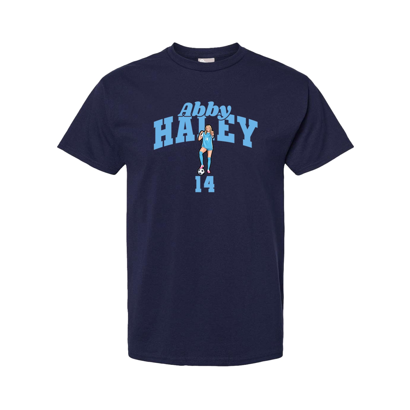 Youth Tee — Signature Arch in Navy