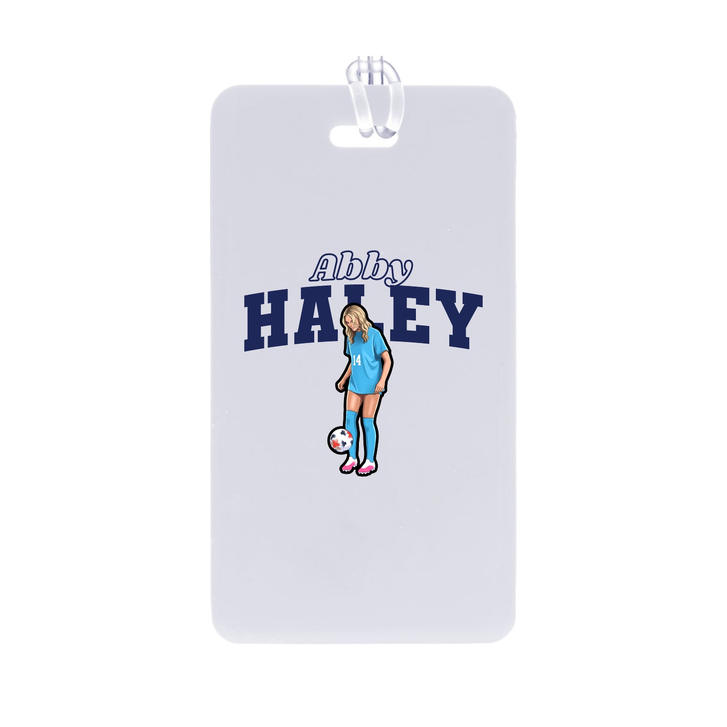 Bag Tag — Name Arch in Classic