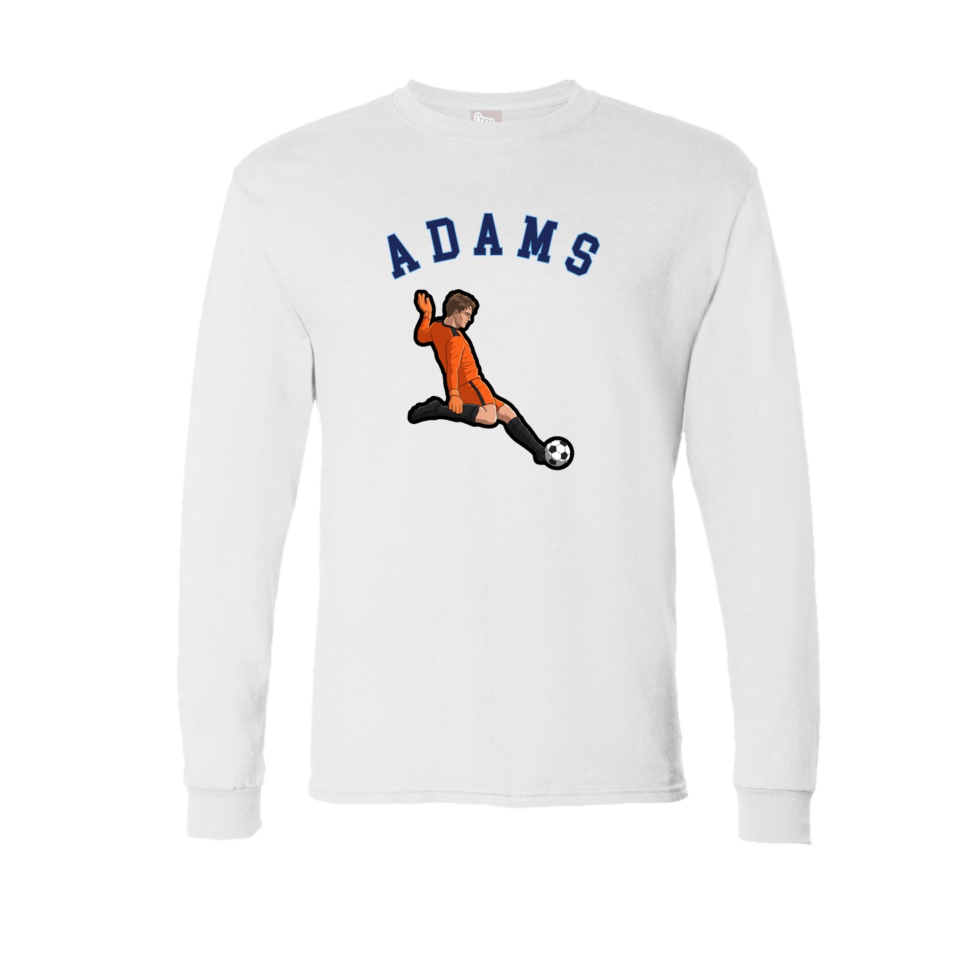 Long Sleeve Tee — Shirsey Arch in White