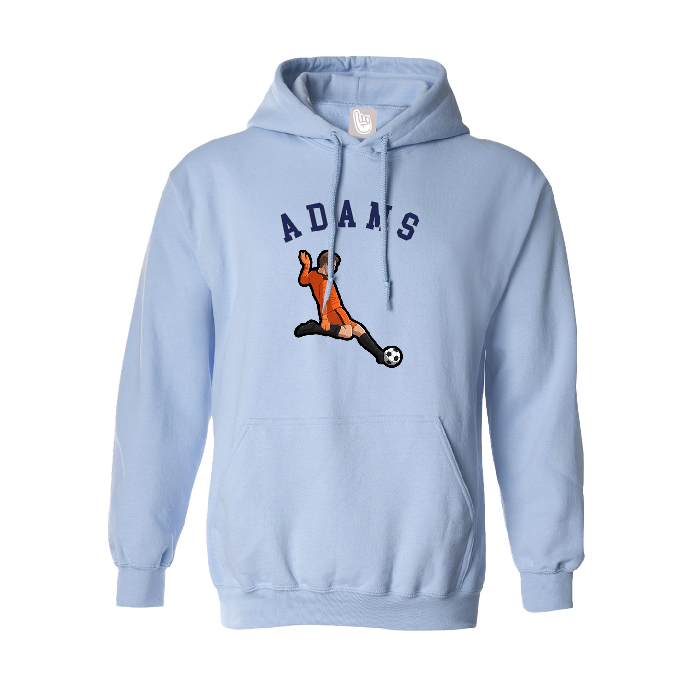 Hoodie — Shirsey Arch in Light Blue