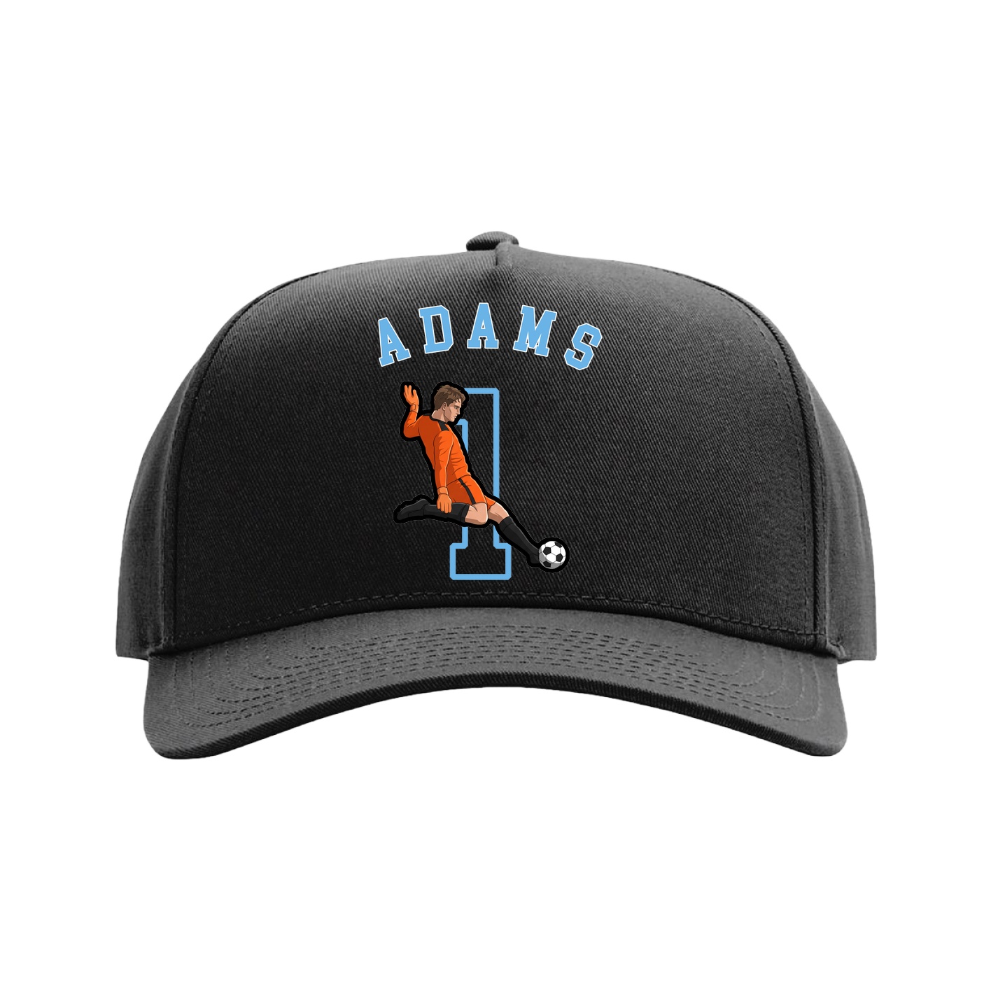 Full Fabric Five-Panel Champ Cap