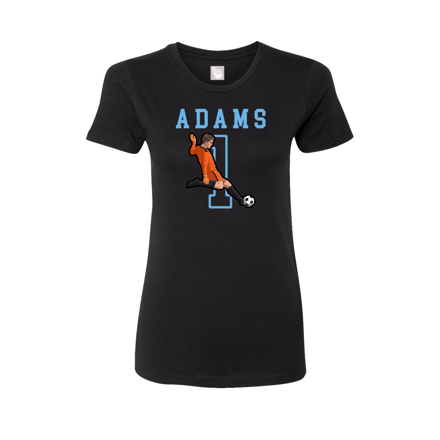 Fitted Women's Tee — Shirsey in Black
