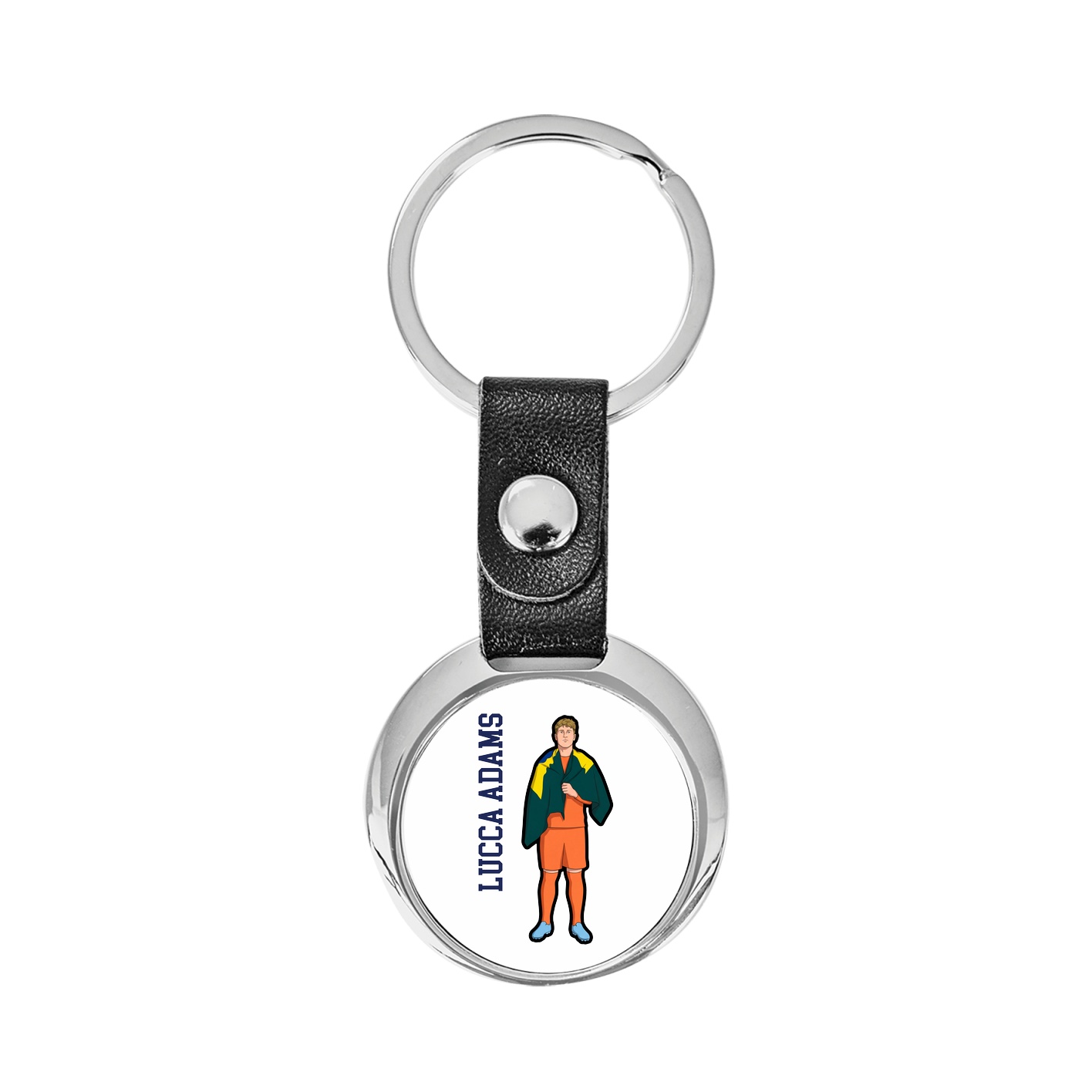 Key Chain — Name Vertical in Classic