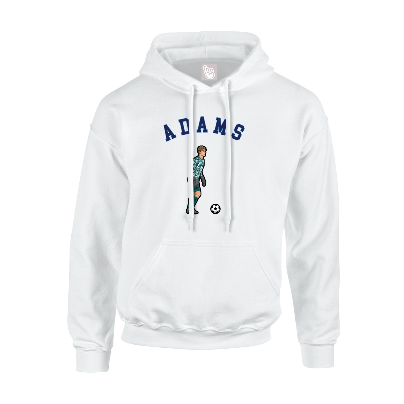 Youth Hoodie — Shirsey Arch in White