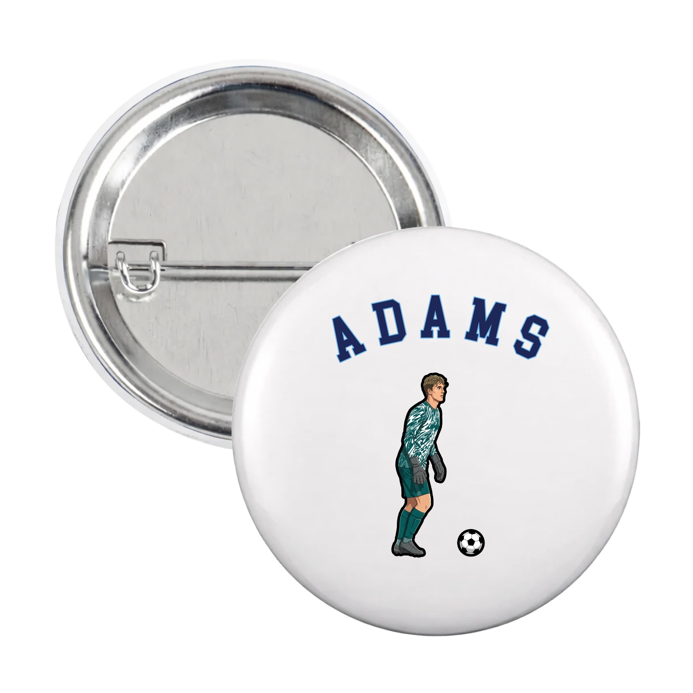 Game Day Button — Shirsey Arch in White