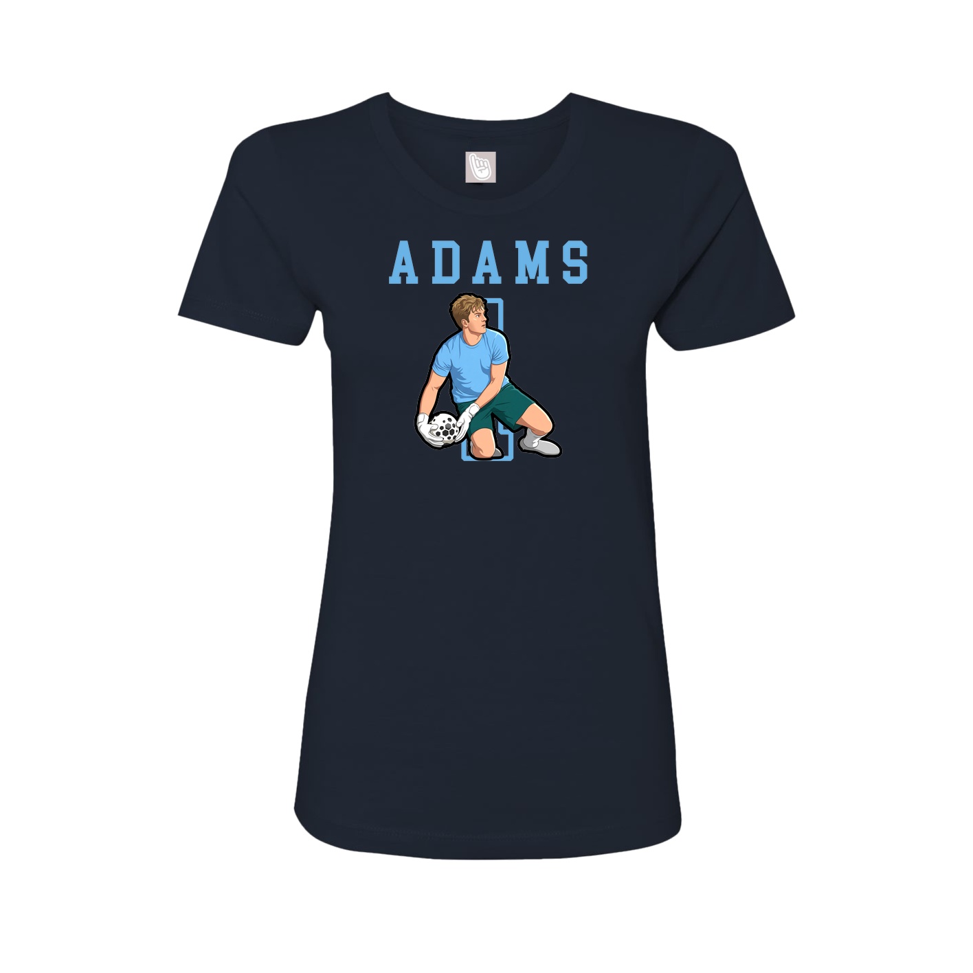 Fitted Women's Tee — Shirsey in Navy