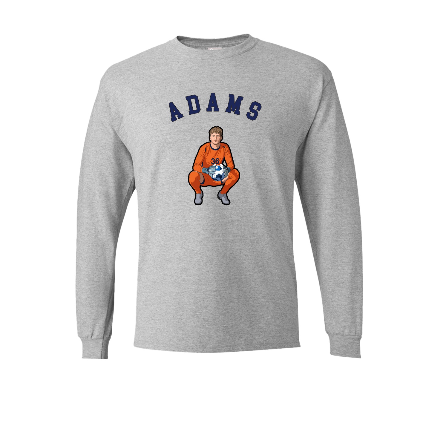Long Sleeve Tee — Shirsey Arch in Grey