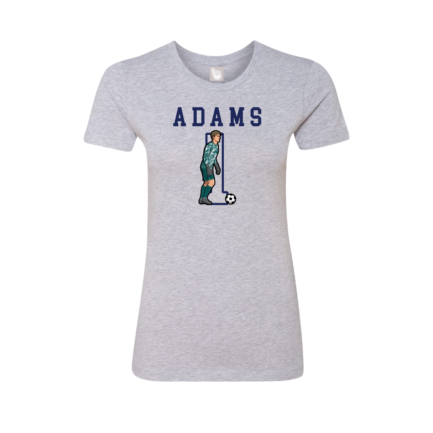 Fitted Women's Tee — Shirsey in Grey