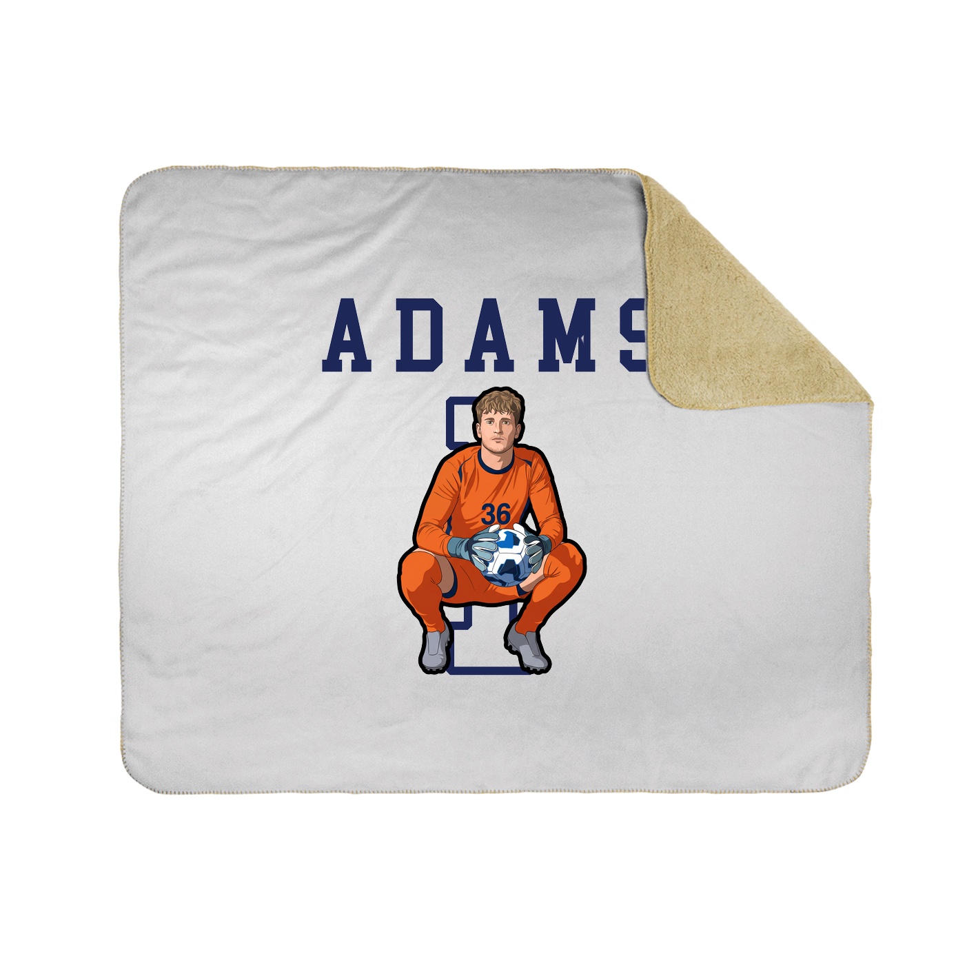 Throw Blanket — Shirsey in White