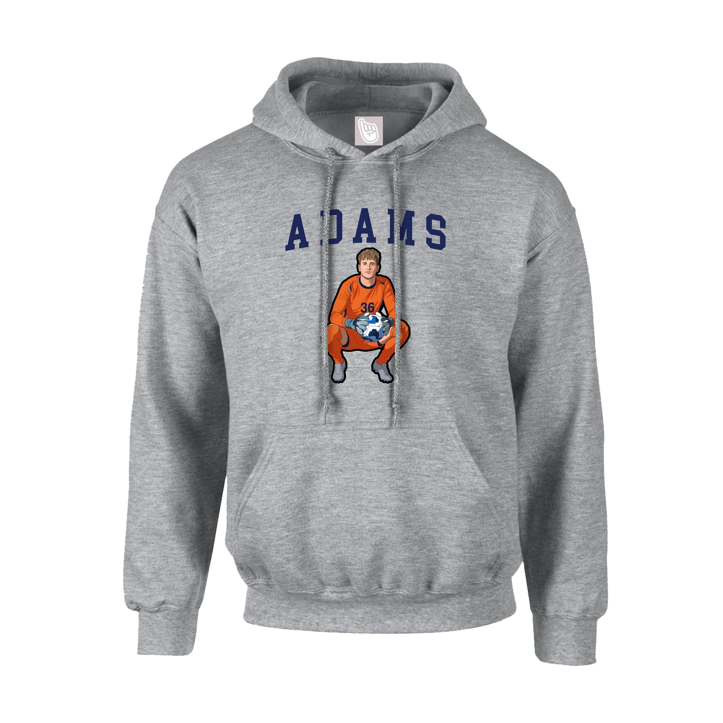 Hoodie — Shirsey in Grey
