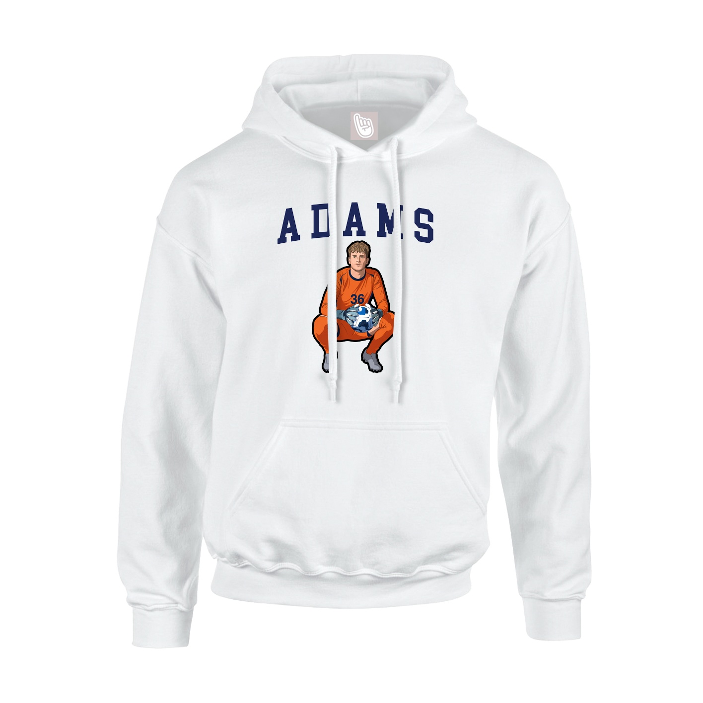 Hoodie — Shirsey in White