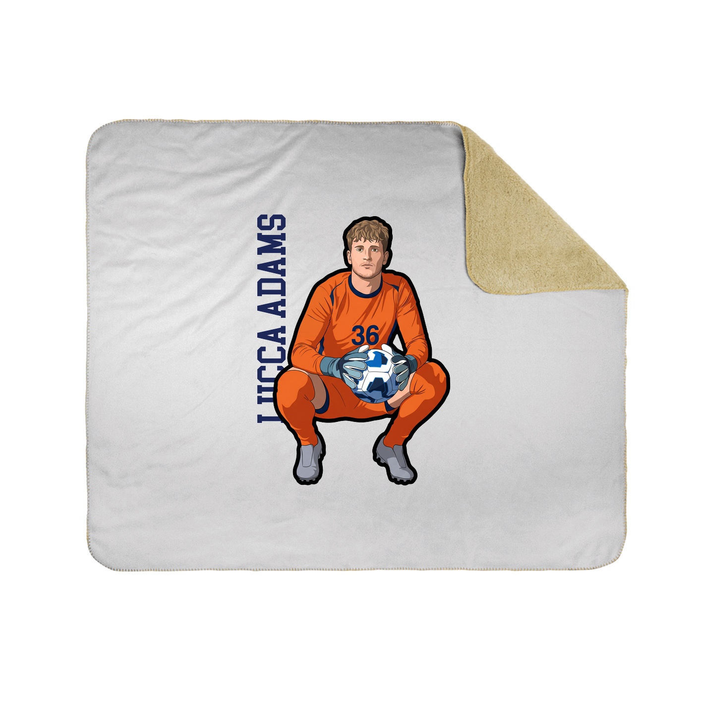 50x60 Sherpa Lined Throw Blanket
