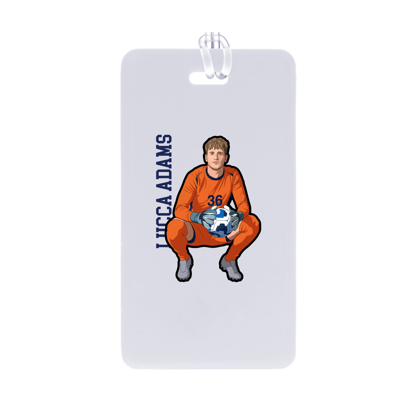 Bag Tag — Name Vertical in Classic
