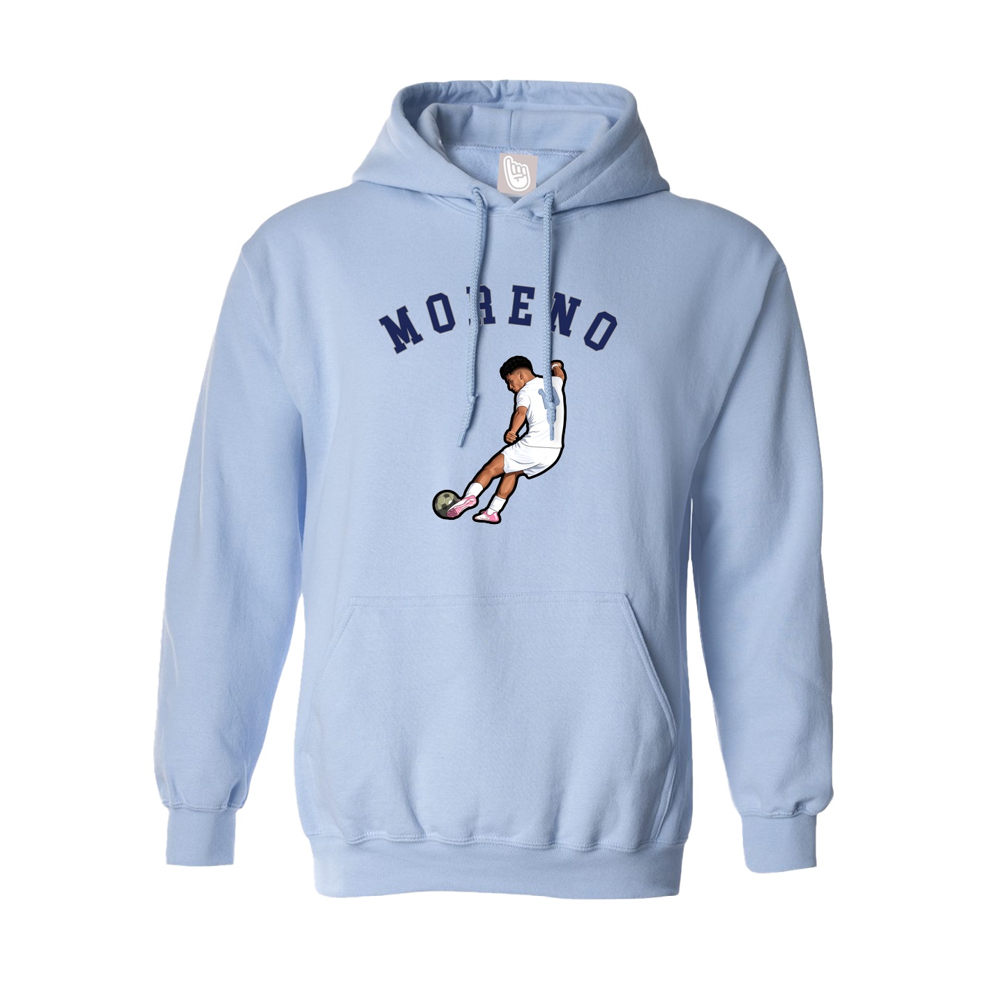 Hoodie — Shirsey Arch in Light Blue
