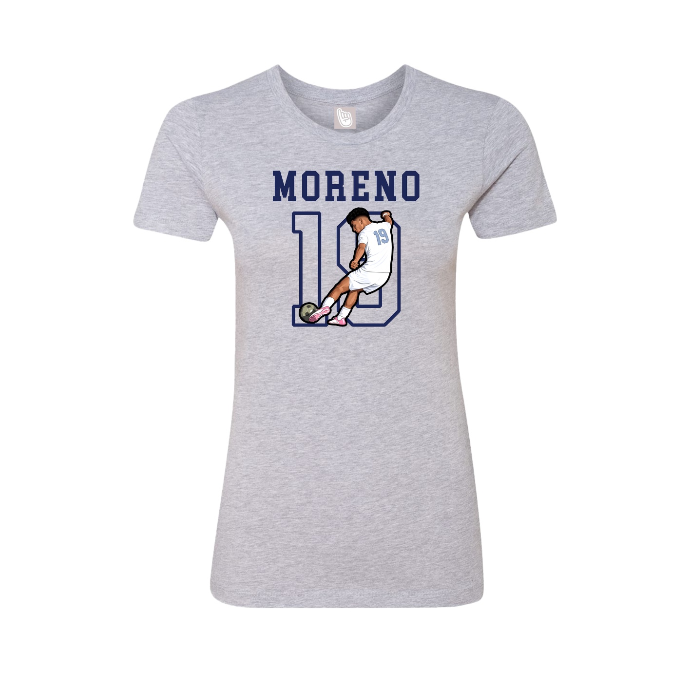 Fitted Women's Tee — Shirsey in Grey