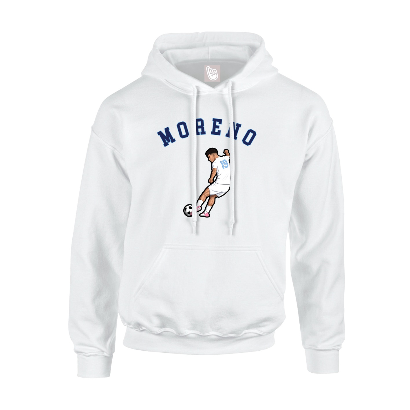 Youth Hoodie — Shirsey Arch in White