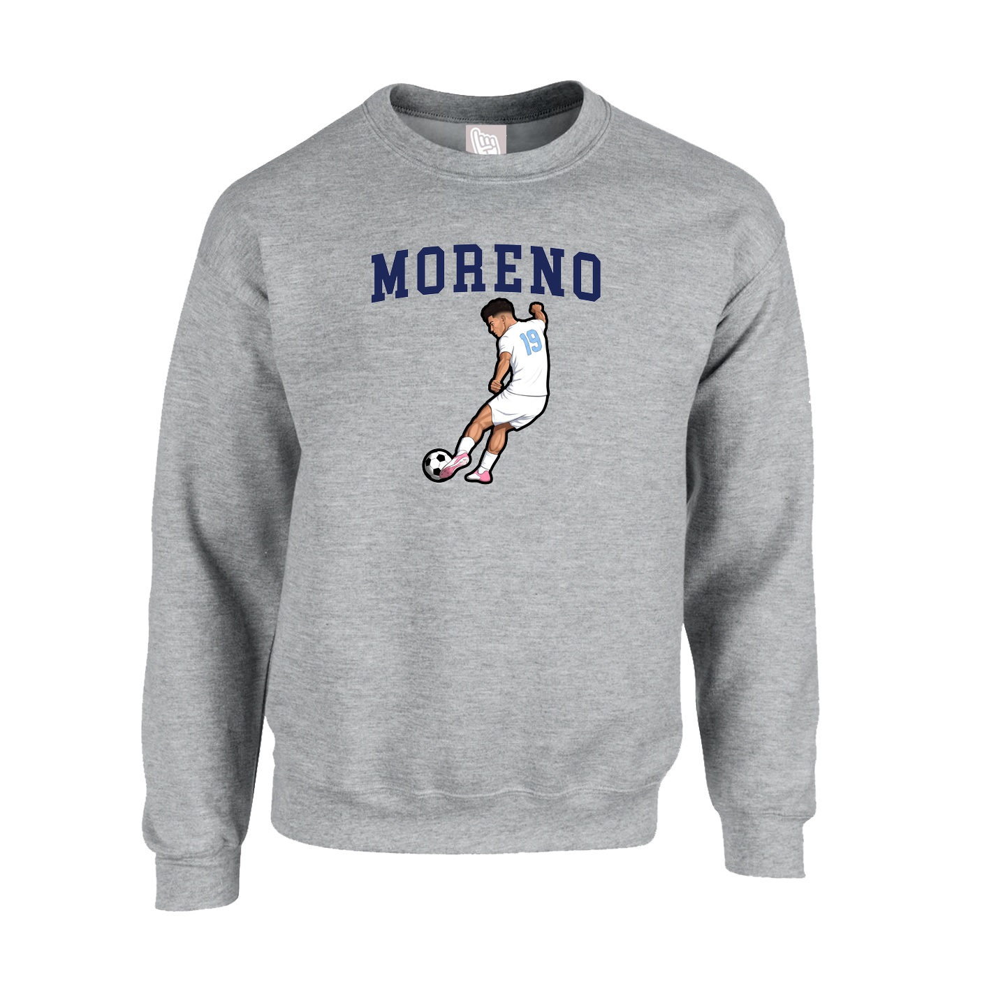 Fleece Crew — Shirsey in Grey