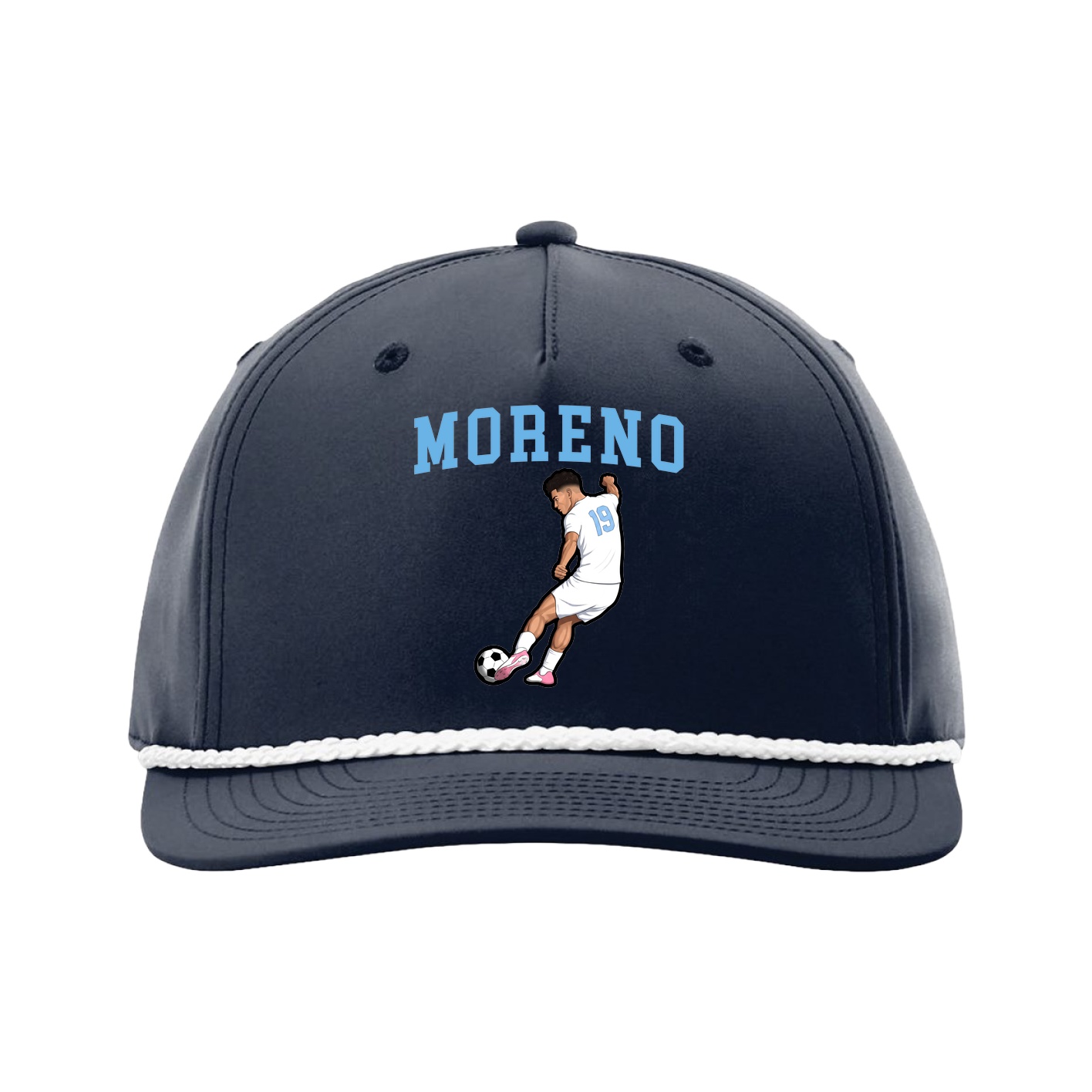 Five-Panel Classic Rope Cap — Shirsey in Navy