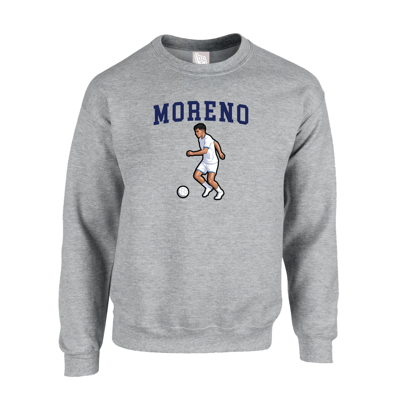 Fleece Crew — Shirsey in Grey