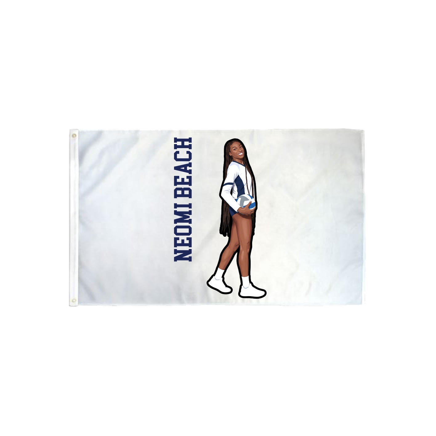 3x5 Flag — Name Vertical in Classic