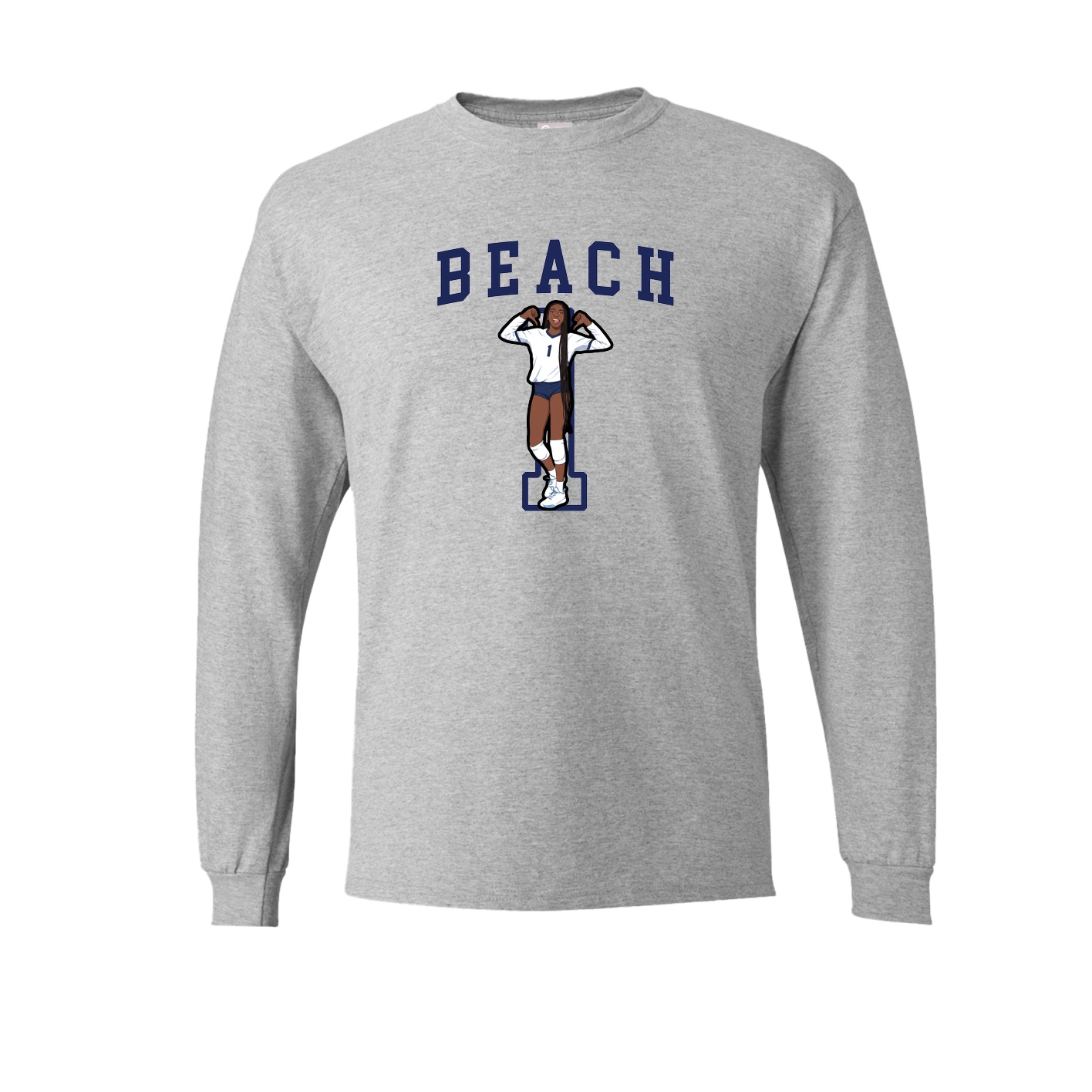Long Sleeve Tee — Shirsey in Grey