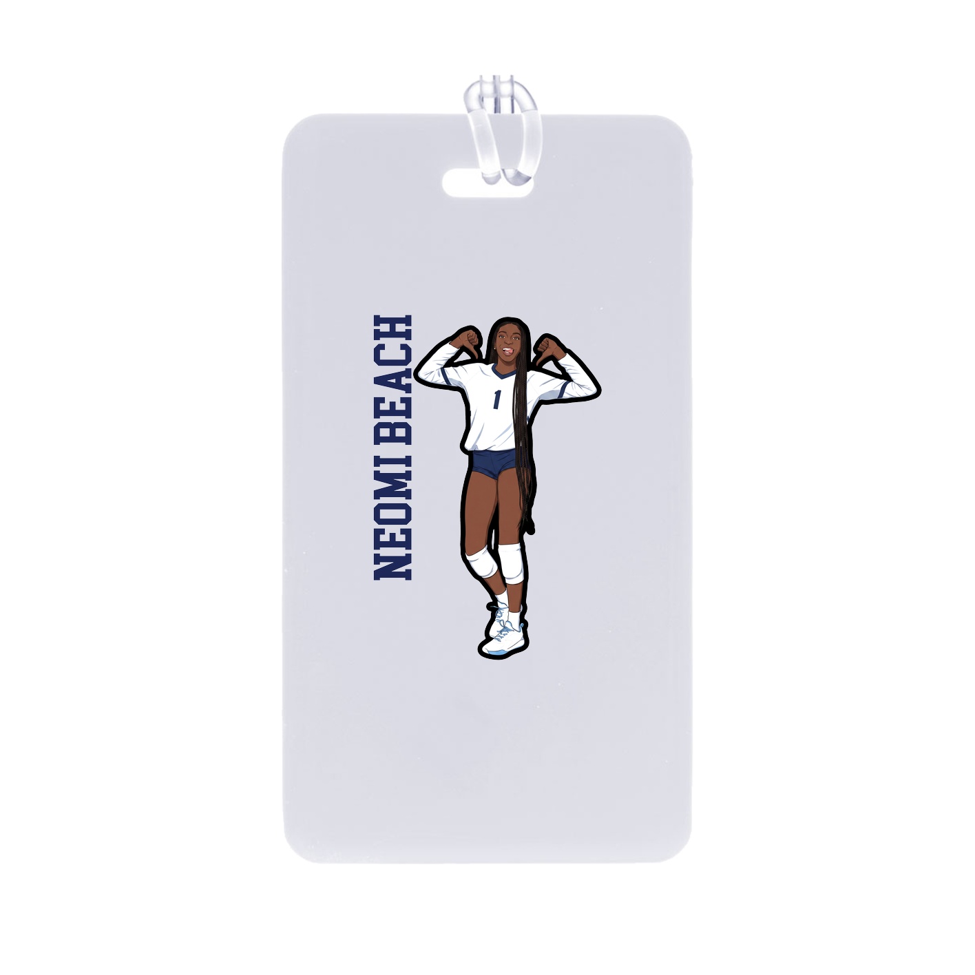 Bag Tag — Name Vertical in Classic