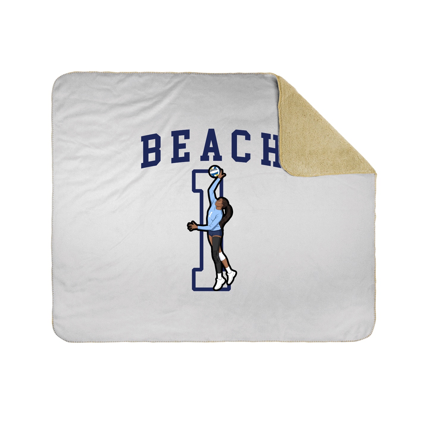 50x60 Sherpa Lined Throw Blanket