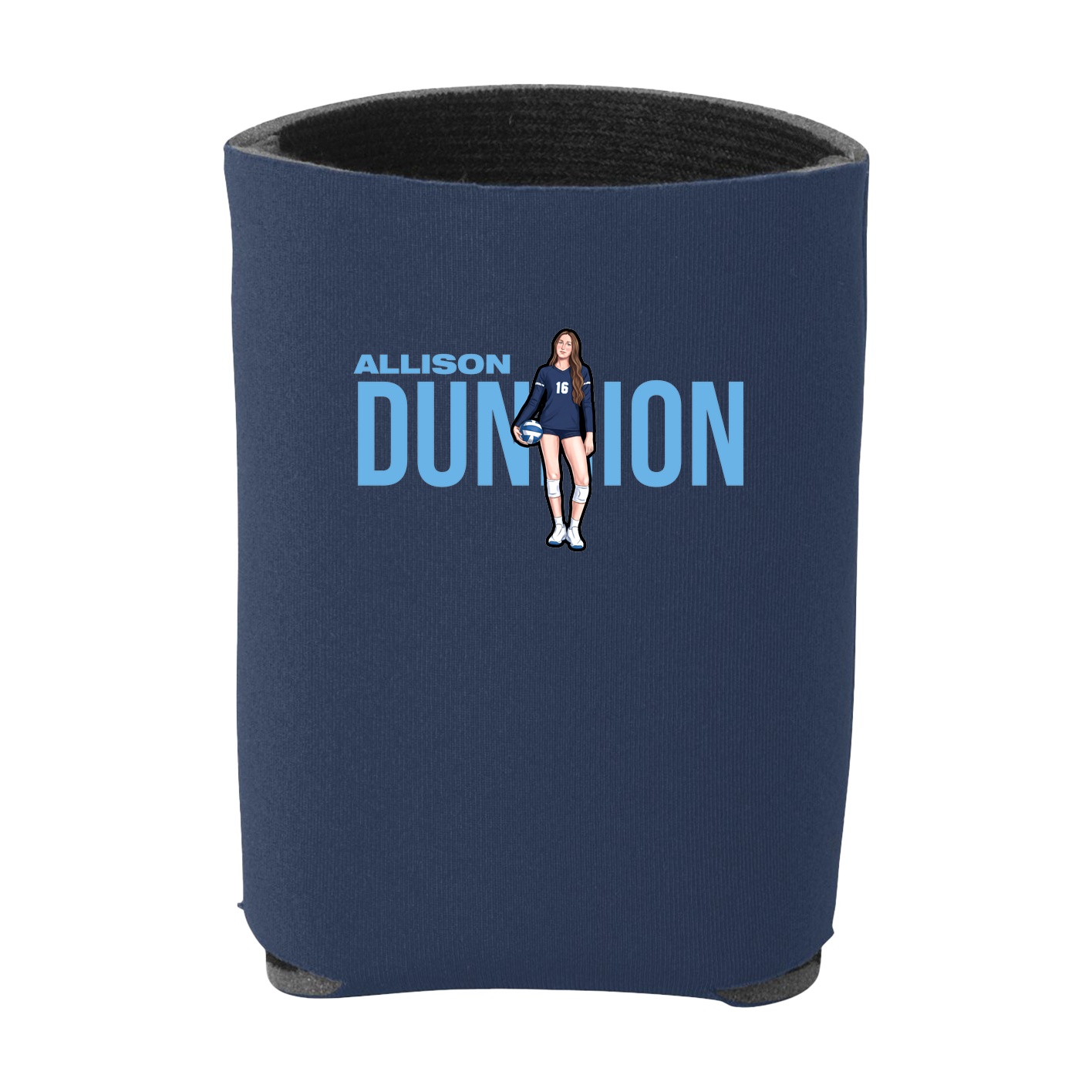 Can Holder — Player Name in Navy