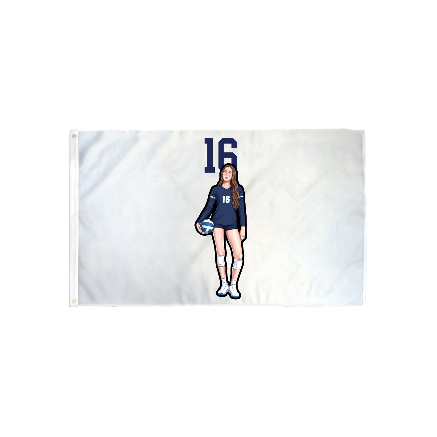 3x5 Flag — Number Top in Classic