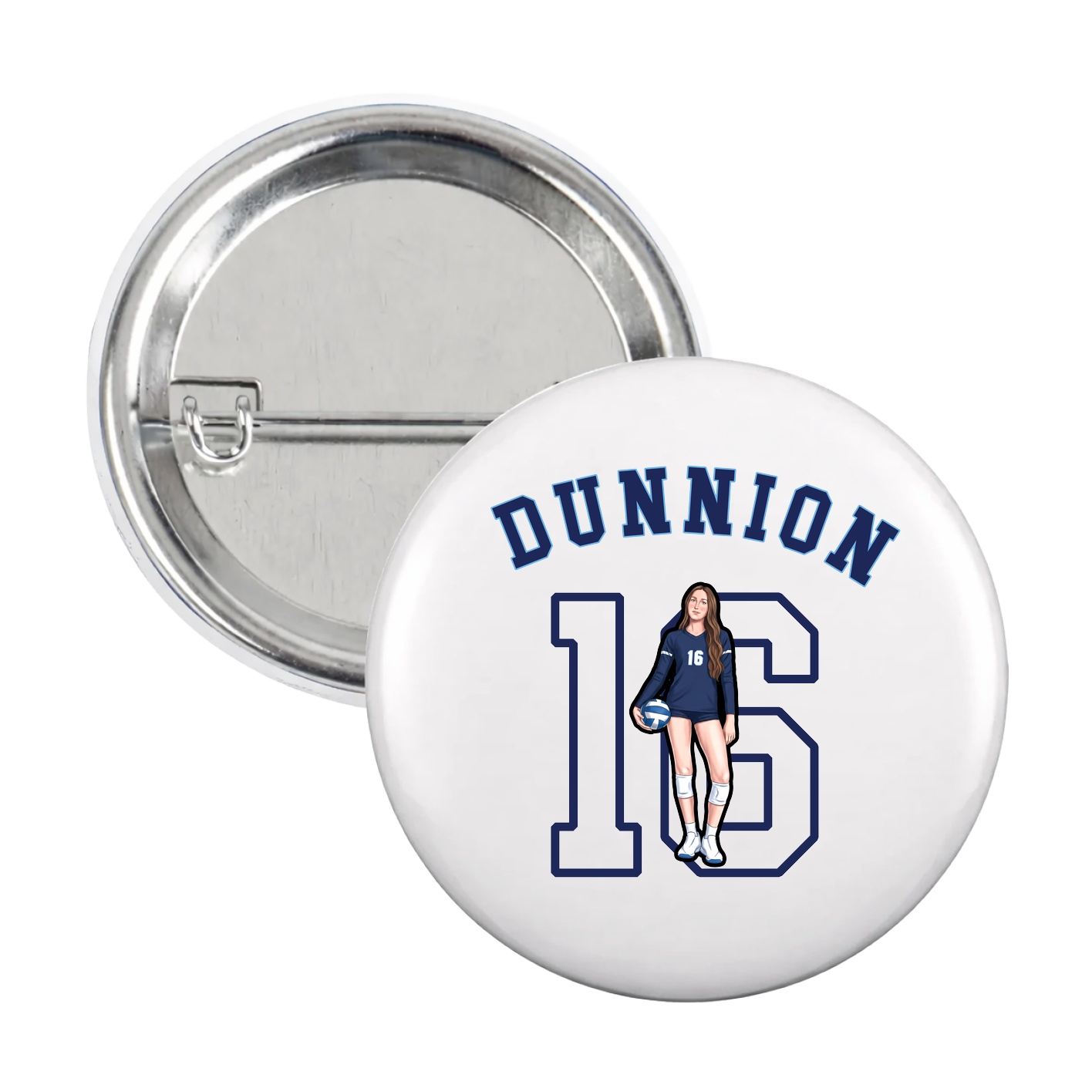 Game Day Button — Shirsey Arch in White