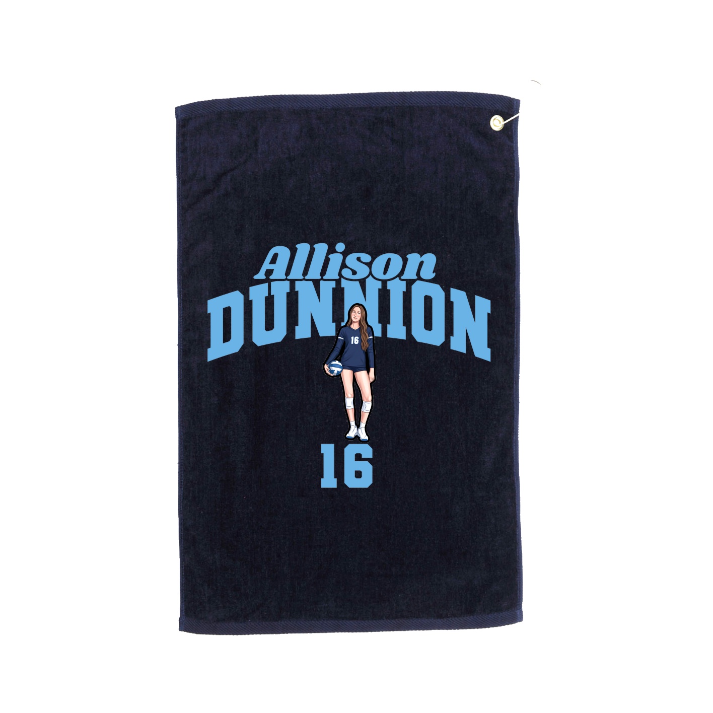 Golf Towel — Signature Arch in Navy