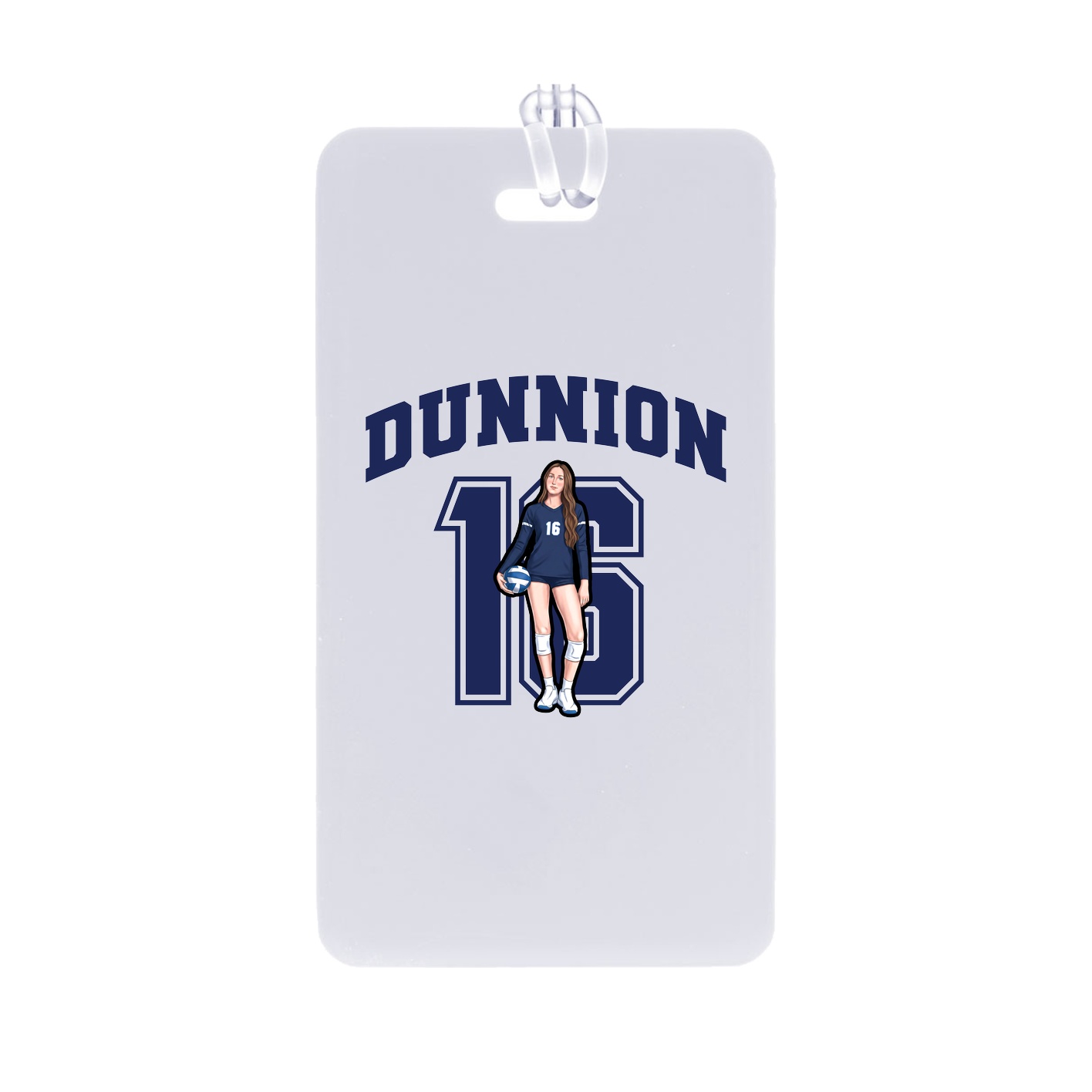 Bag Tag — Number in Classic