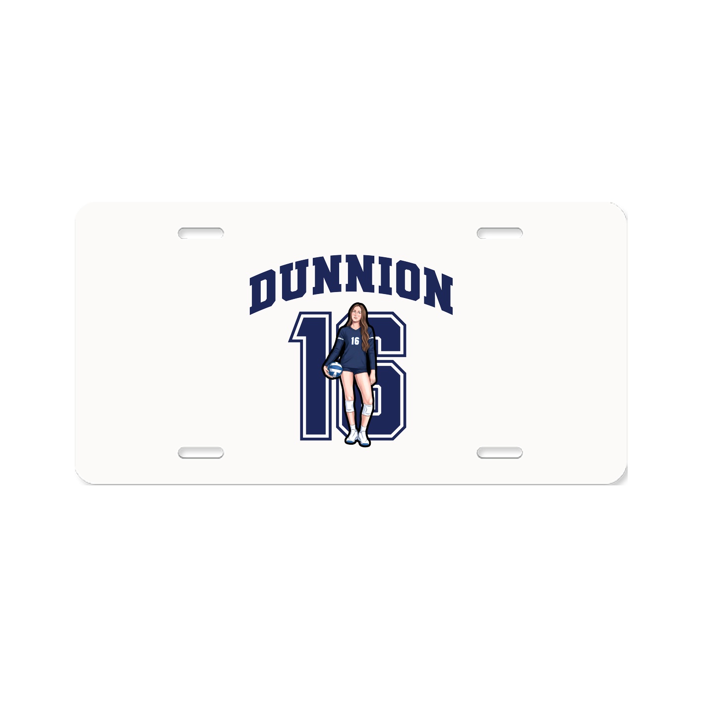 License Plate — Number in Classic
