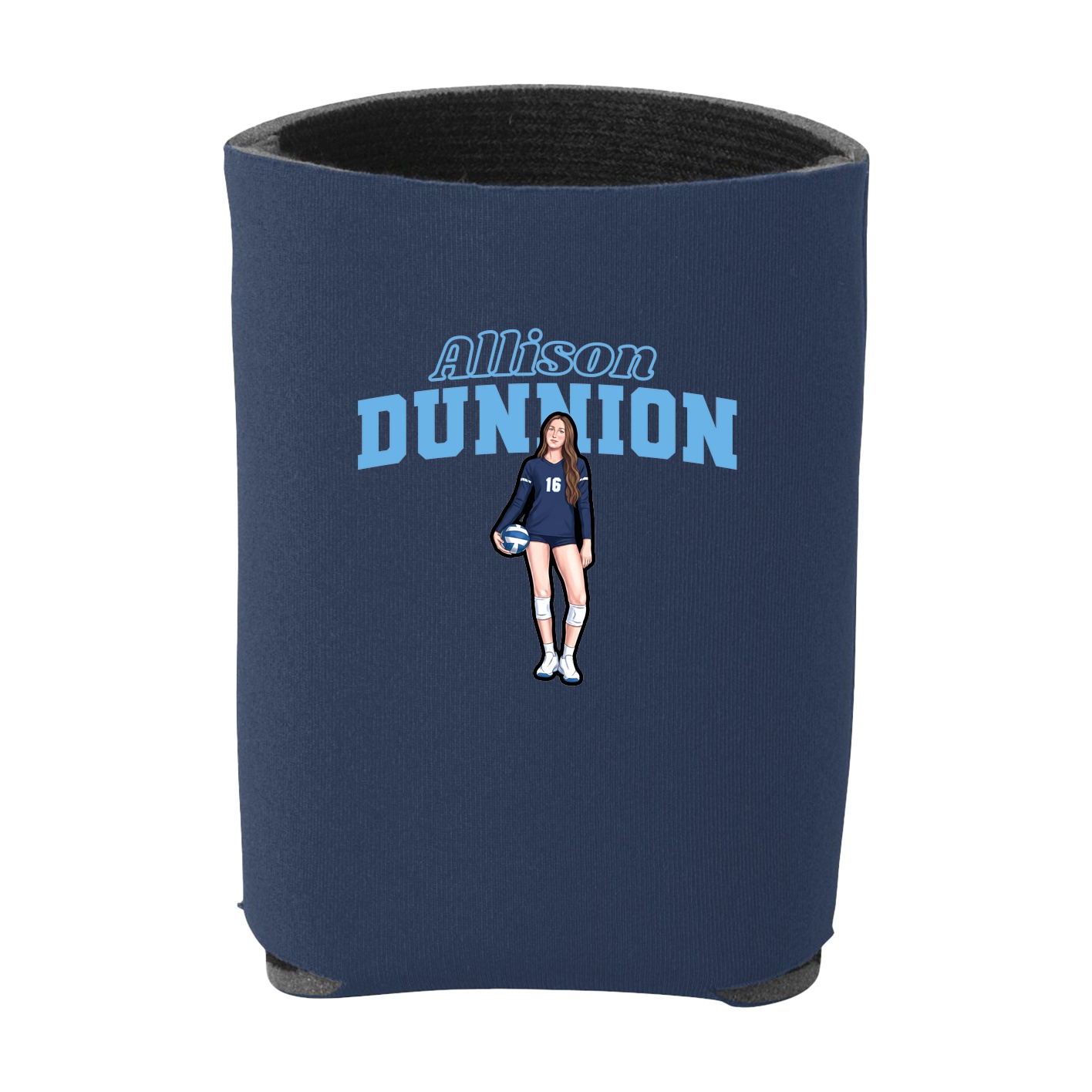 Can Holder — Name Arch in Navy